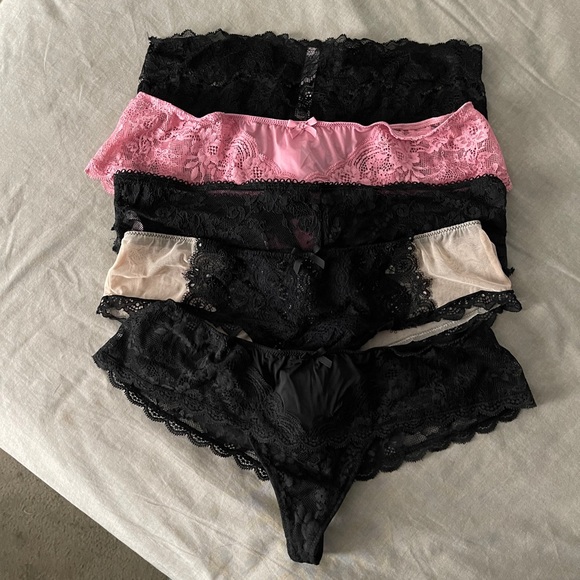 Victoria's Secret Other - Victoria’s Secret 5 pack Wide Band Thongs